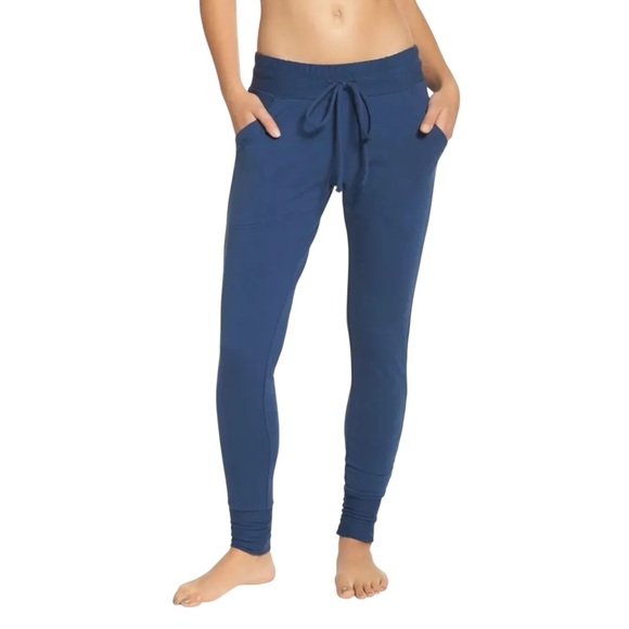 Free People FP Movement Slate Blue Sunny skinny Joggers Sweatpants size M/8-10 - Picture 1 of 11